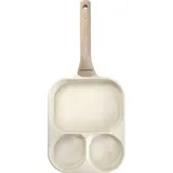Klausberg 3-in-1 Marmorpfanne für Eier, Pfannkuchen und Crêpes 22x18cm BEIGE KLAUSBERG KB-7829 - Beige