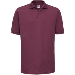 Russell Adults Hardwearing Polycotton Polo, burgundy, S