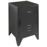 Vipack Bronxx mit Tür Metall 40x60x40 cm, Schlafzimmer, Nachttische