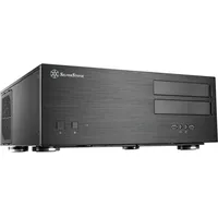 Silverstone Technology SST-GD08B - Grandia HTPC ATX Desktop Gehäuse mit hochleistungsfähigem und geräuscharmen Kühlsystem, schwarz