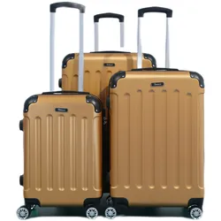 Reisekoffer Koffer 3 tlg Hartschale Trolley Set