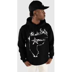 Famous Stars And Straps Burning Badge Hoodie black Gr. S
