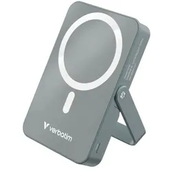 Verbatim Power Bank mit Standfuß mag.wireless 10000mA grau  32268