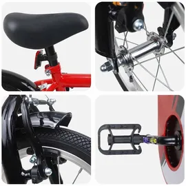 vidaXL Kinderfahrrad 16 Zoll rot