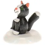 Hubrig Volkskunst GmbH Hubrig-Volkskunst Winterkinder Katze schwarz Höhe 2,5cm