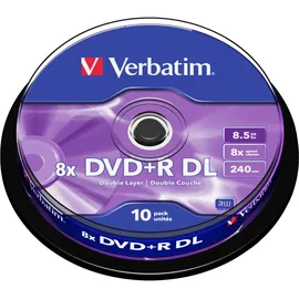 Verbatim DVD+R DL 8,5 GB 8x 10 St.