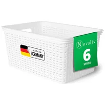 Novaliv Aufbewahrungsbox 6-tlg. weiß