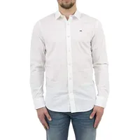 Tommy Hilfiger Original Stretch Slim Fit Langarmhemd Classic White M