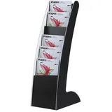 Paperflow 289.01 Prospektständer Courbo SLIM - 6 Fächer, schwarz