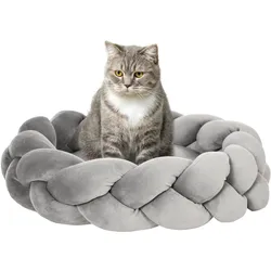 PawHut Hundebett PP Baumwolle, Samt, Baumwollseil
