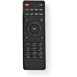 Nedis RDINRC300BK, MP3/MP4-Player, IR Wireless, Drucktasten, Schwarz