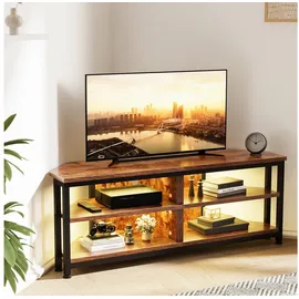 Dripex TV Eckschrank 120x36x45,5 cm Braun MDF