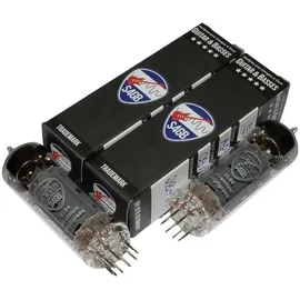 btb vertrieb EL84 S4GB Premium Elektronenröhre Matched Paar Selektiert für Gitarre & Bass Endpentode Polzahl: 9 Sockel: Noval Inhalt 2 St.