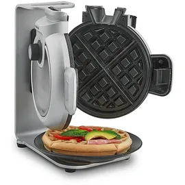 CASO Design CASO 2932 Design WaffleUp Waffeleisen Polarsilber/ Edelstahl