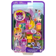 POLLY POCKET Puppenhaus Polly Pocket Camp Abenteuer Lama Schatulle mehrfarbig HKV33