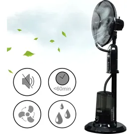 [in.tec] Ninove 40 cm Standventilator Schwarz