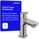 Duravit Wave Kaltwasserarmatur Edelstahl Gebürstet
