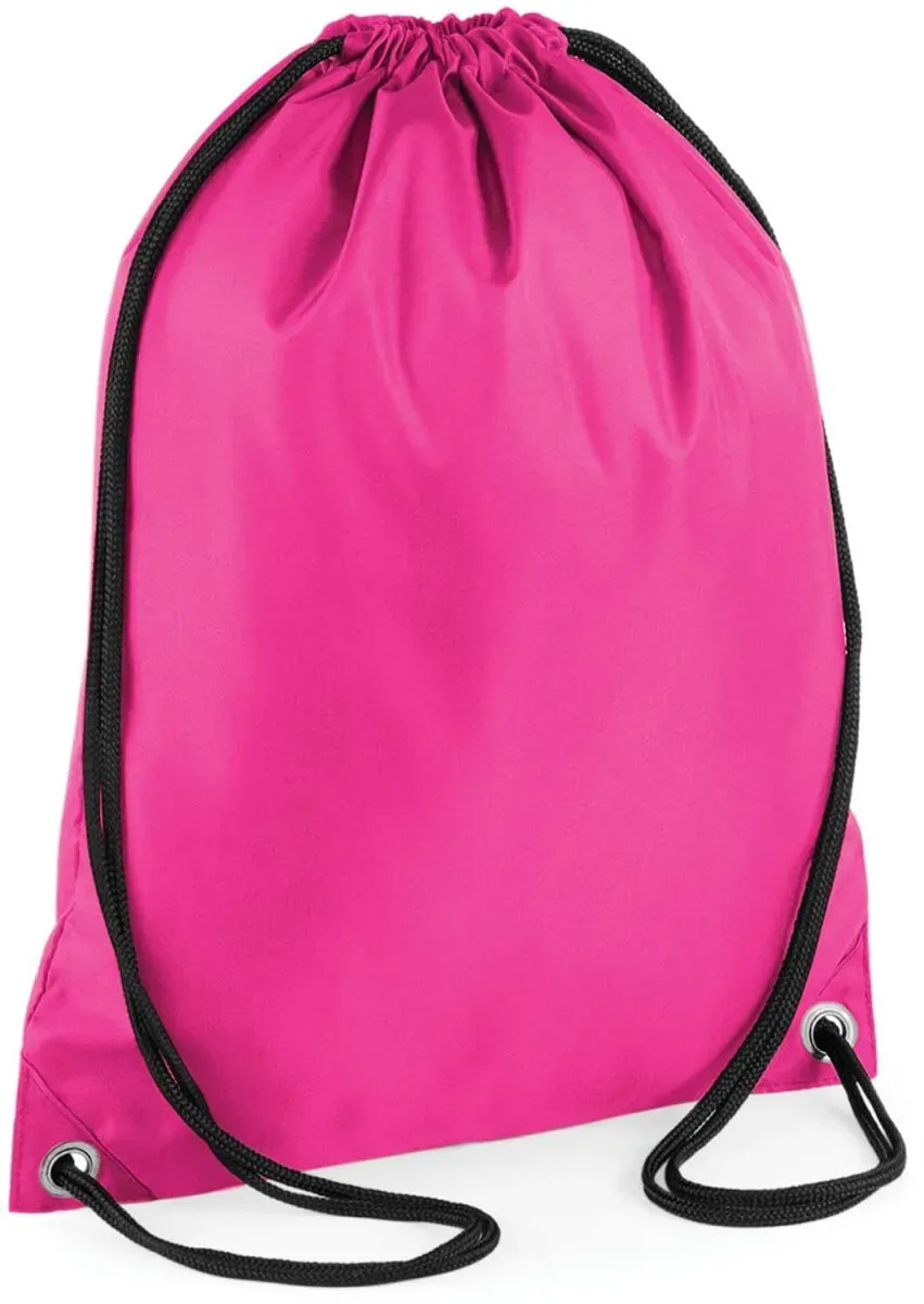 BagBase Budget Turnbeutel Sportbeutel BG5 fuchsia 33 x 45 cm