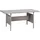 Beliani Gartentisch 145 x 80 x 74 cm Grau