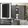 Germania Mailand Aktenschrank 81 x 40 x 197 cm grau