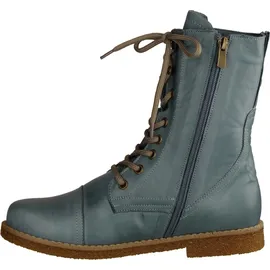 Andrea Conti Damen Stiefelette Schnürboot Leder 0348760, Größe:37 EU, Farbe:Blau - 37