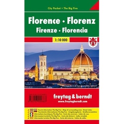 Freytag & Berndt Stadtplan Florenz. Florence. Firenze; Florencia; Florencie; Florencja, Karte (im Sinne von Landkarte)