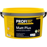 ProfiTec P144 Matt Plus 12,5L weiß, hochdeckende Wandfarbe, Dispersionsfarbe