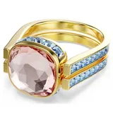 Swarovski Chroma Ring, Kissenschliff, Mehrfarbig, Goldlegierungsschicht | 58