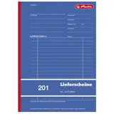 Herlitz Formularbuch Lieferschein mit Empfangsschein A5 rosa