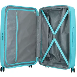 American Tourister Soundbox 4-Rollen 77cm / 97-110 l poolside blue
