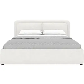 FEDVE Polsterbett, Creme, Textil, 140x200 cm, Schlafzimmer, Betten, Polsterbetten