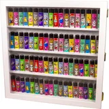 Mein Landhaus Sammlervitrine für Clipper Feuerzeuge Holz weiß für 72 Feuerzeuge Sammelvitrine Vitrine