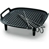 Philips Grillplatte Zubehör-Set HD9946-00 silber