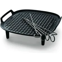Philips Grillplatte Zubehör-Set HD9946-00 silber