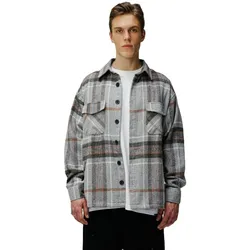 UNEFFECTED Hemden grau - 