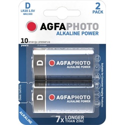 AgfaPhoto AGFAPHOTO Alkaline Power Mono D LR20 1.5V (2er Blister) Batterie