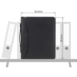 Alassio AREZZO I Leder 36 cm schwarz