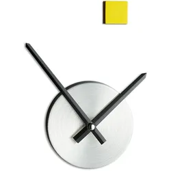 Relaxdays Wanduhr DIY, Uhr Wandtattoo zum Aufkleben, Zifferblatt Regenbogen, Größe variabel, Kinder- & Wohnzimmer, bunt