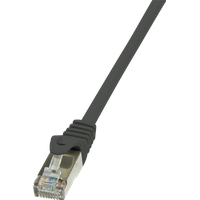 Logilink Patchkabel, Cat5e, F/UTP, RJ-45/RJ-45, 3m, schwarz CP1063S