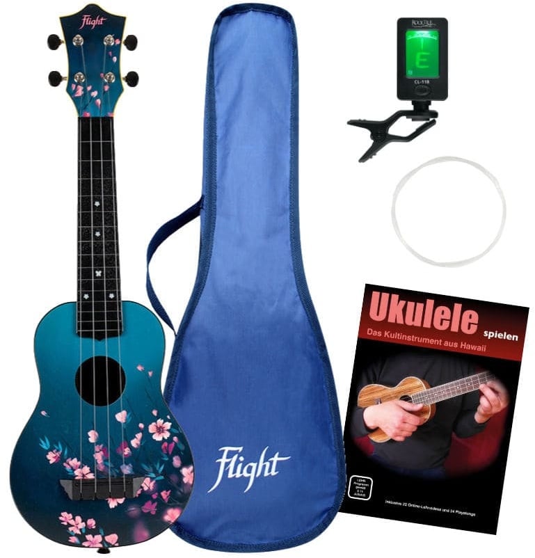 Flight TUS32 Sakura Sopran Ukulele Set