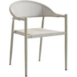 4er-Set JASMIN | Bistro Terrassen Stuhl | Taupe