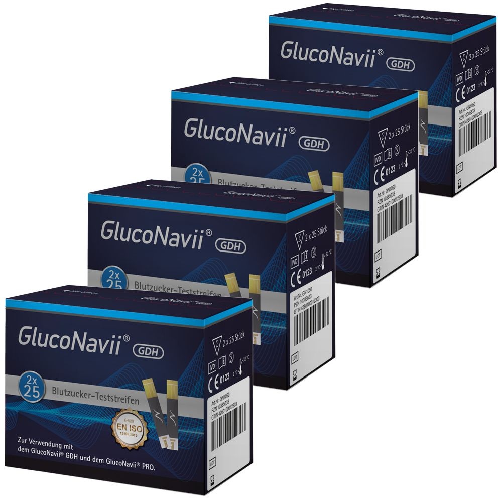 Gluconavii Pro Blutzucker-Teststreifen 200 St