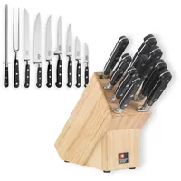 Richardson Sheffield V SABATIER Messerblock mit Messer Set, 10-teilig,