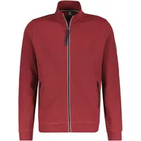 LERROS Sweatjacke strukturiert - Deep garnet Red - 5XL