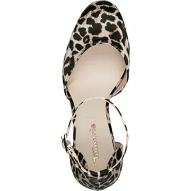 TAMARIS Damen Pumps mit Blockabsatz, braun, 39 EU