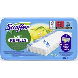 Swiffer WET REFILLS Feuchte Bodentücher Mikrofaser, 12 St.