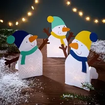 HABA Erstes Prickeln Schneemann Bastelset