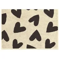 CAWÖ Heart Beats Handtuch 50 x 100 cm grau