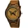 Holzwerk Germany Holzwerk MONARCH Damen Holz Leder Armband Uhr mit Schmetterling Muster, braun