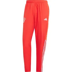 adidas FC Bayern München Trainingshose Herren in red-bright red-white, Größe L - rot